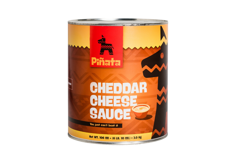 Sauce au fromage cheddar en blik - horeca | LA Streetfood