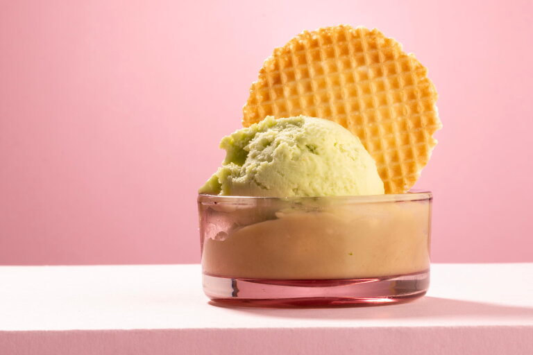 Avocado Ice Cream horeca dessert | LA Streetfood