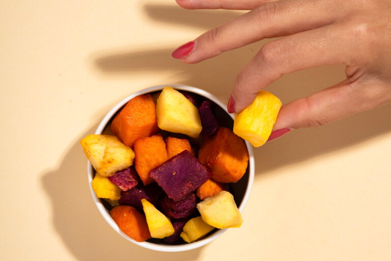 Happy Sweet Potato Chunks en coupelle | LA Streetfood