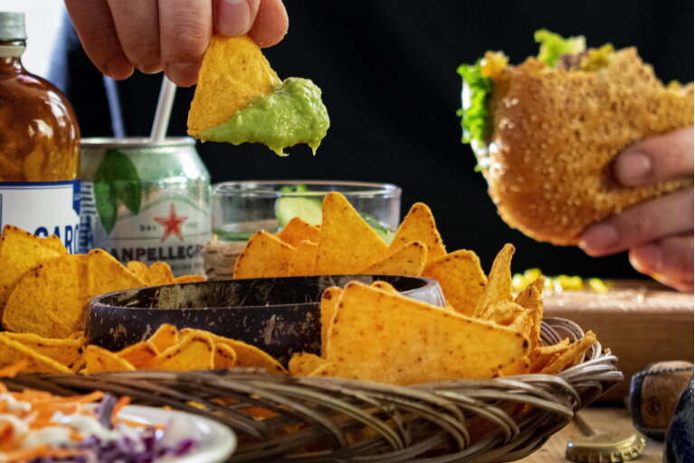 Tortilla Nacho Chips Cheese | LA Streetfood