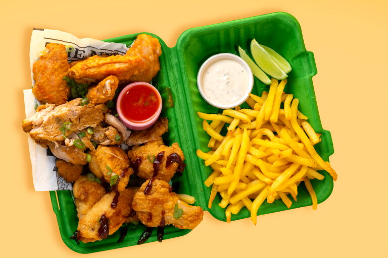 Shared Dining Rotisserie Pulled Chicken | LA Streetfood