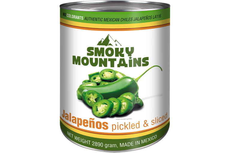 Sliced Jalape&ntilde;os, pickled & sliced