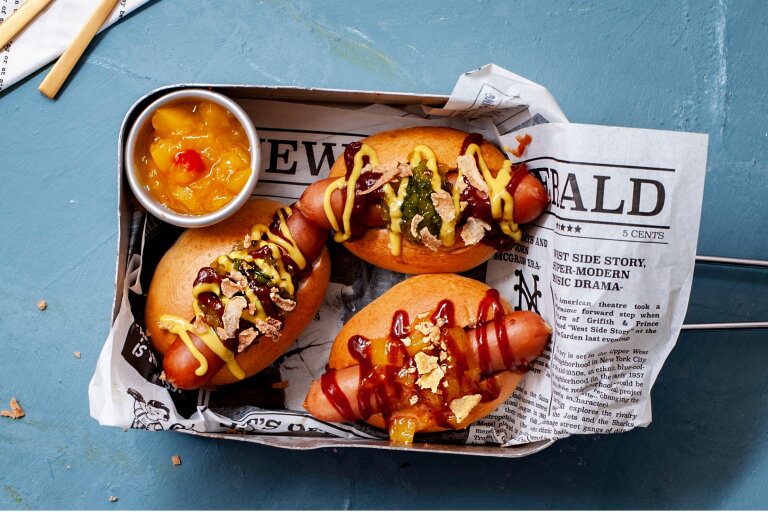 mini pain &agrave; hot-dog - catering | LA Streetfood