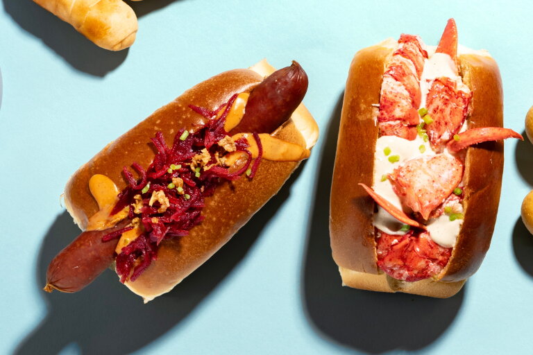 Hotdog bun and Shrimp bun for hospitality | LA Streetfood