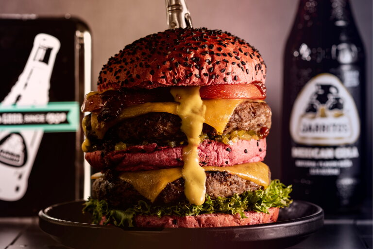 Double Hamburger Halal 180g horeca | LA Streetfood