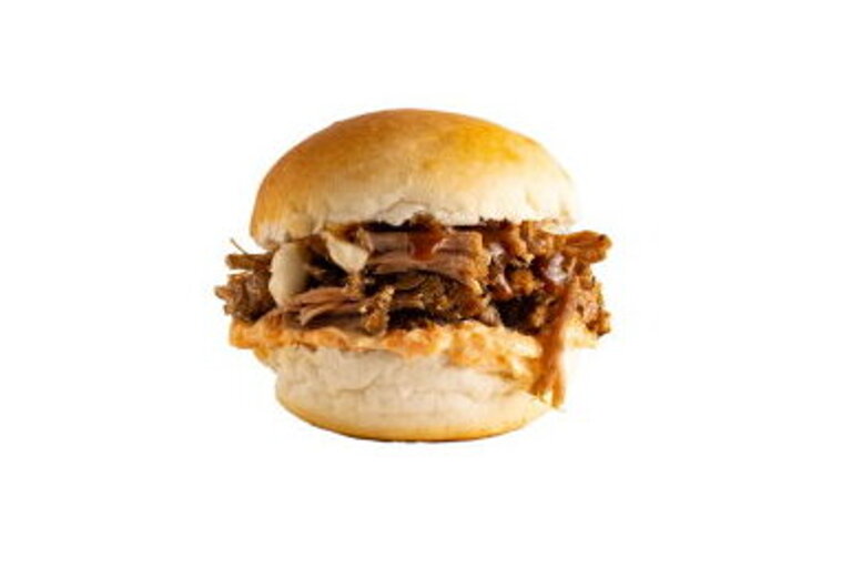 Mini Pulled Beef Barbacoa Halal Bun | LA Streetfood