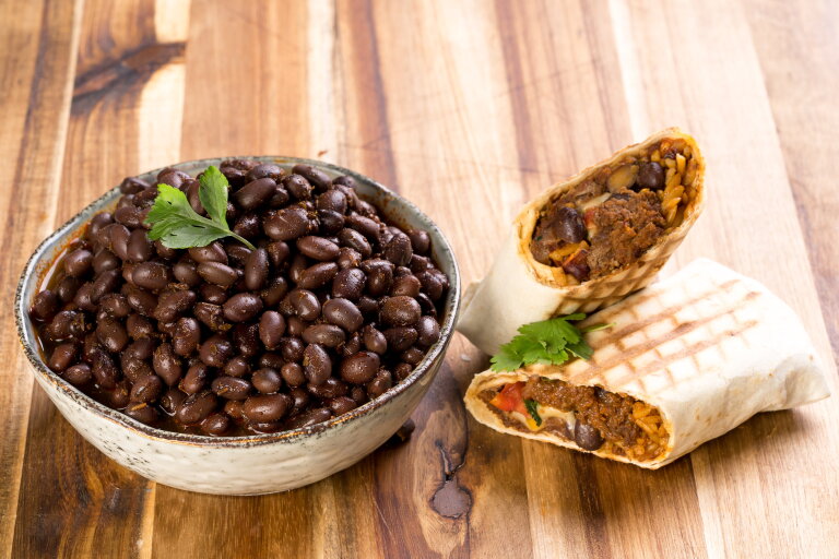 Tortilla Mexican Frijoles Black Beans horeca | LA Streetfood