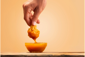 Chicken Popcorn with dip sauce | LA Street Food