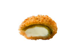 un popper de jalape&ntilde;o au fromage &agrave; la cr&egrave;me croustillant, ouvert, de Smoky Mountains