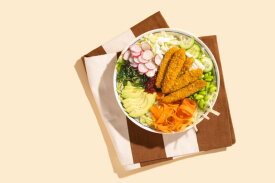 Salade aux Avocado Fries | LA Streetfood