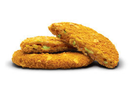 Crispy Nacho v&eacute;g&eacute;tarien burger | LA Streetfood