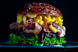 mac n cheese burger | LA Streetfood