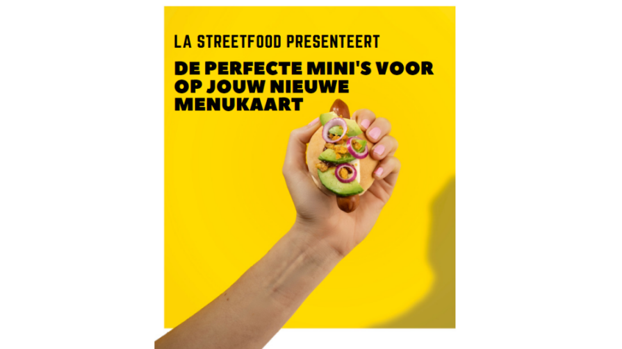 De tip voor je nieuwe menukaart: Mini Hotdog, Mini Burger en Mini Taco's