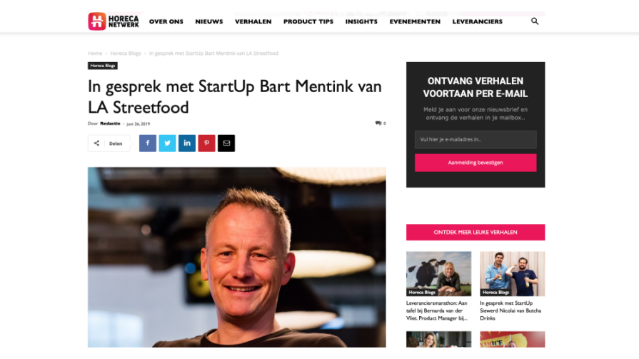 Interview met Bart over LA Streetfood