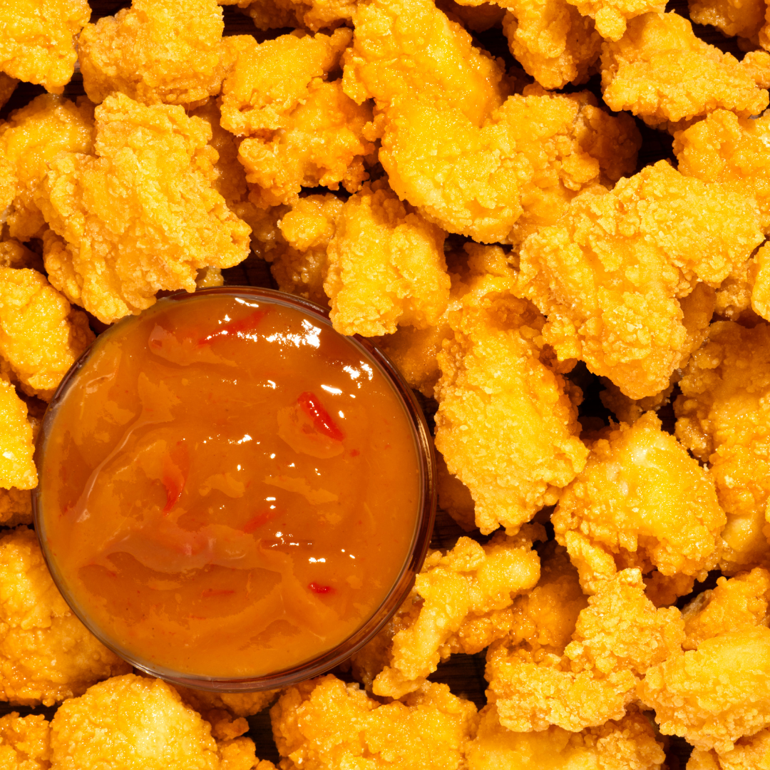 chicken popcorn met sauce | LA Streetfood