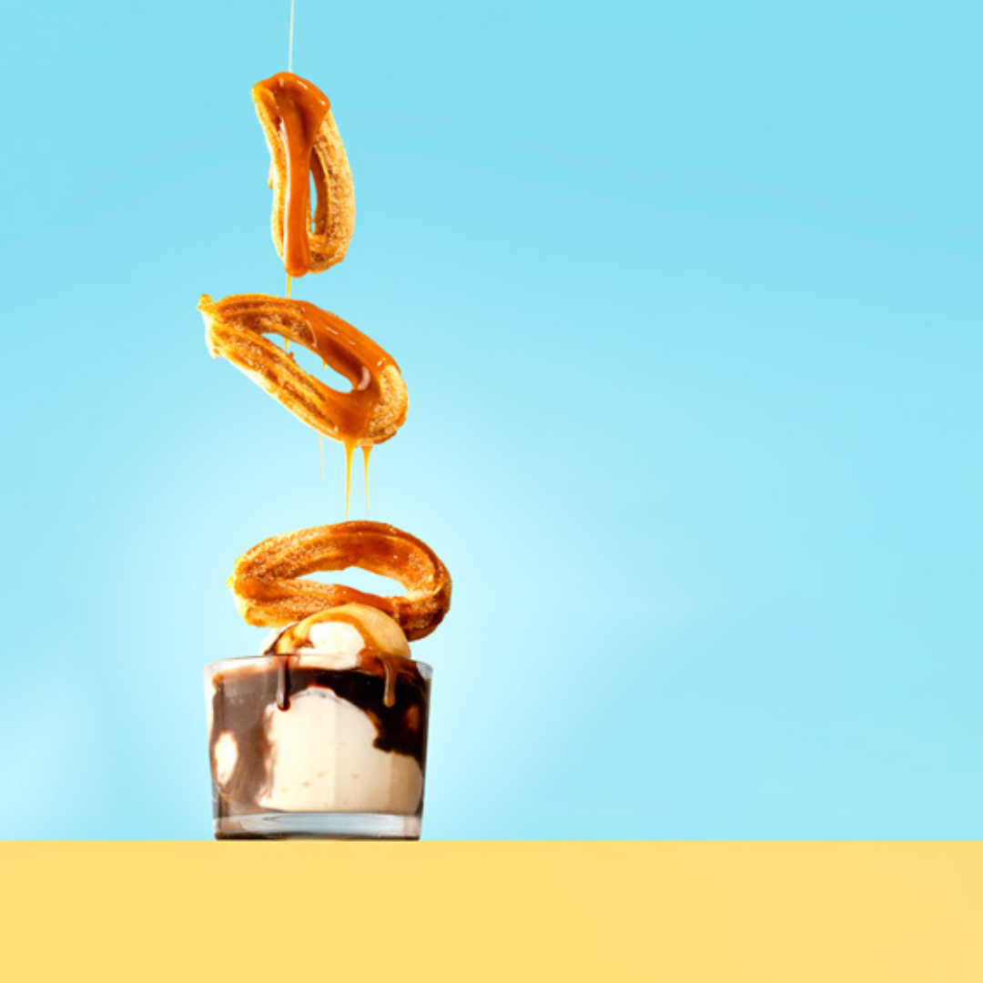 Vanille Churros met ijs en chocola | LA Streetfood