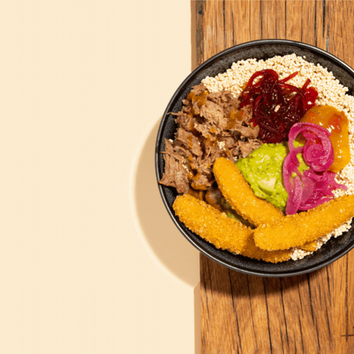 Pulled shiitake bowl | LA Streetfood