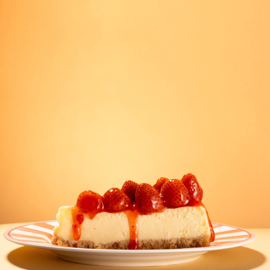 Naked baked cheesecake met rood fruit | LA Streetfood