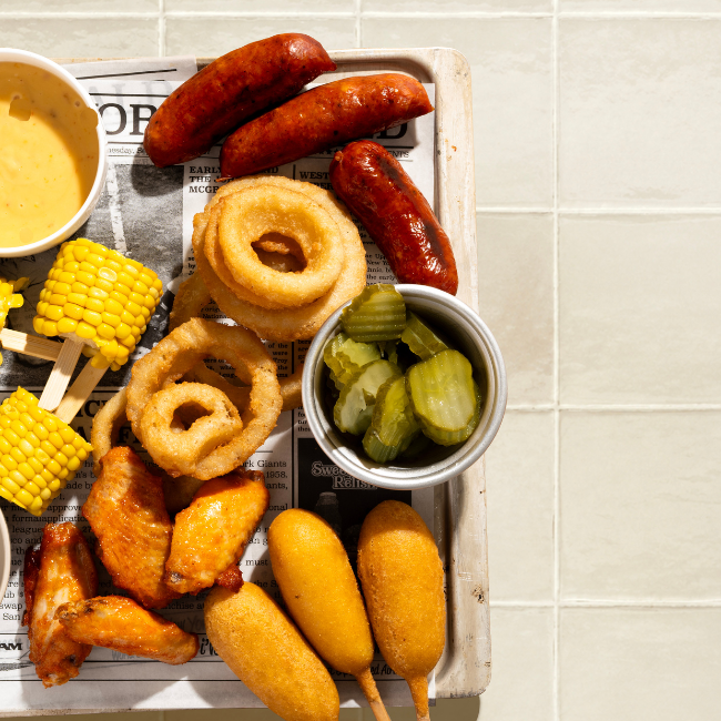 Borrelplank | Texas Hotlink | LA Streetfood