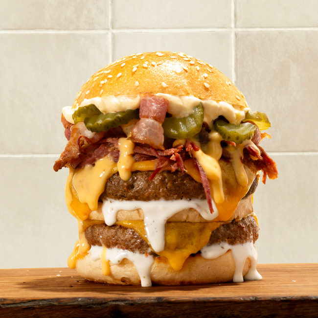 Triple Stack bun | Big Mac 3 lagen broodje | Steakhouse burger | LA Streetfood