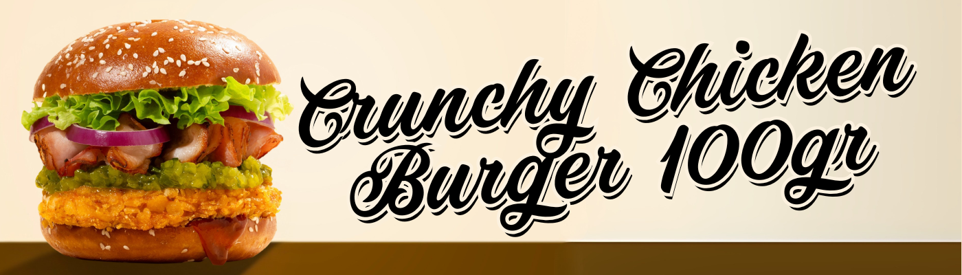 Crunchy Chicken Burger 100 gram | LA Streetfood