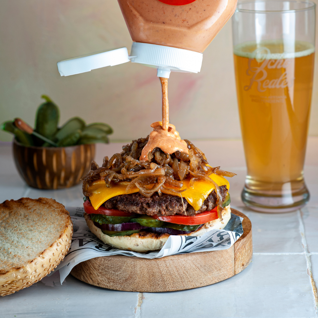 Smash burger met burger saus | LA Streetfood