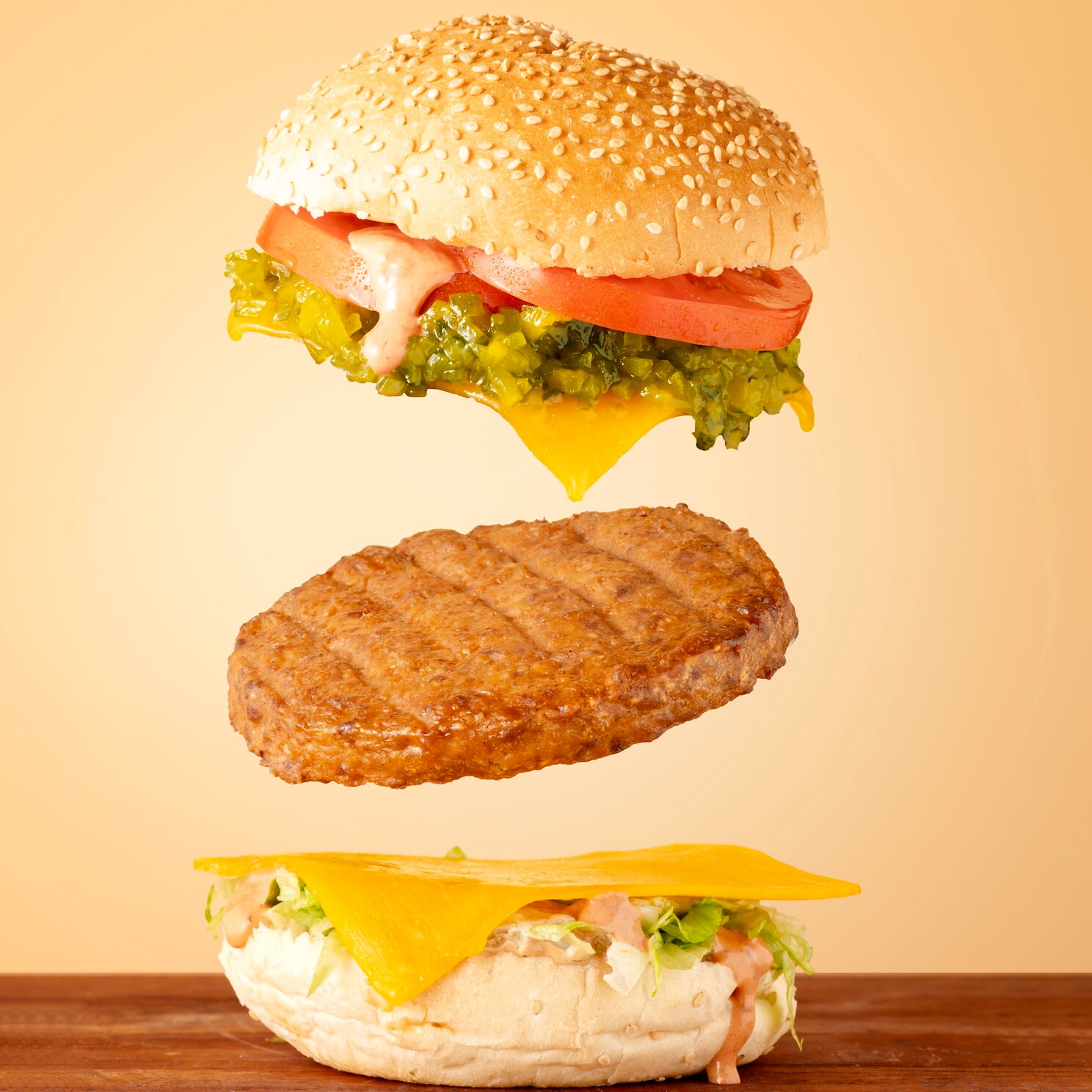 High Speed Oven Burger - Opbouw - LA Streetfood