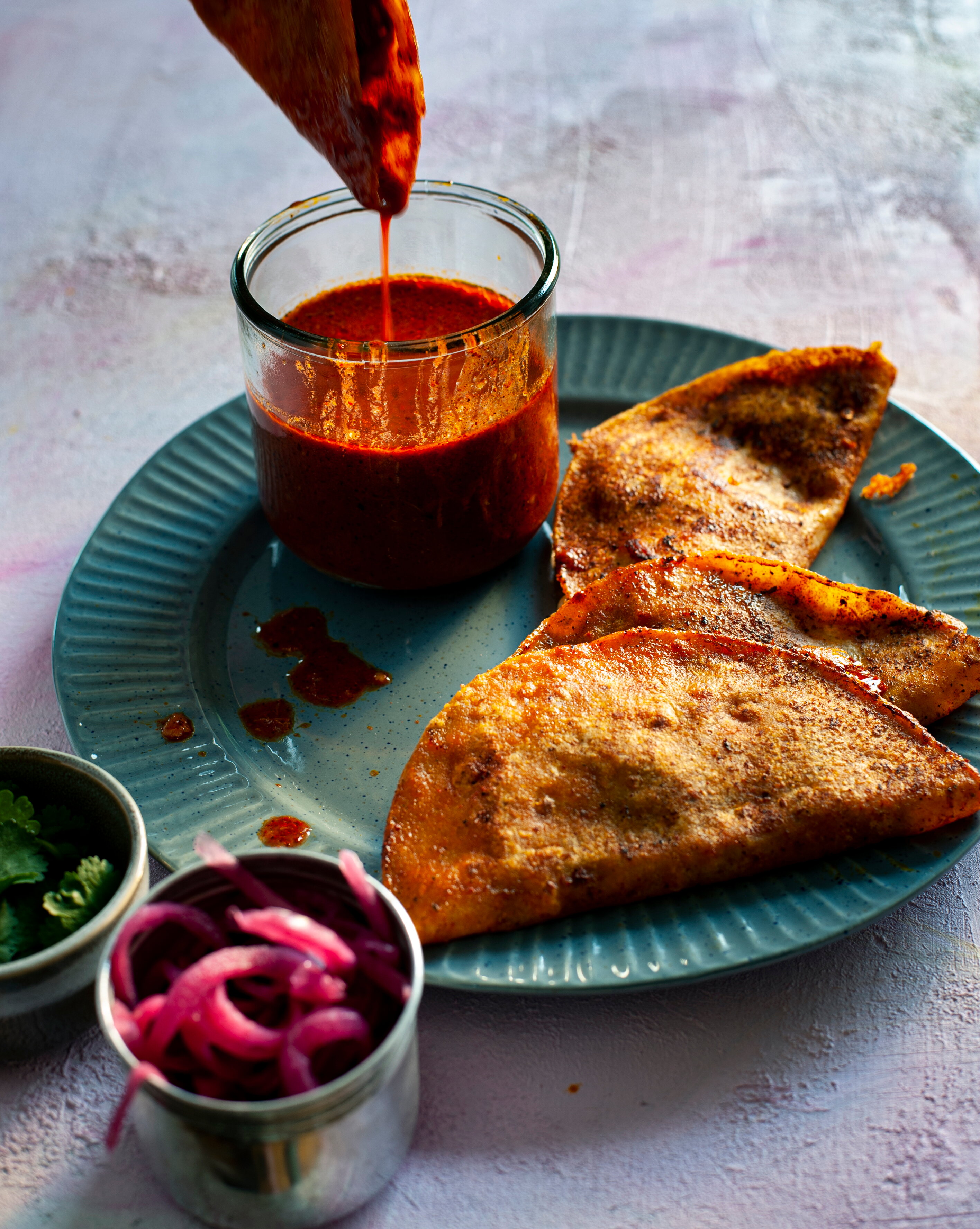 Birria Taco Consommé Dip Bord - LA Streetfood