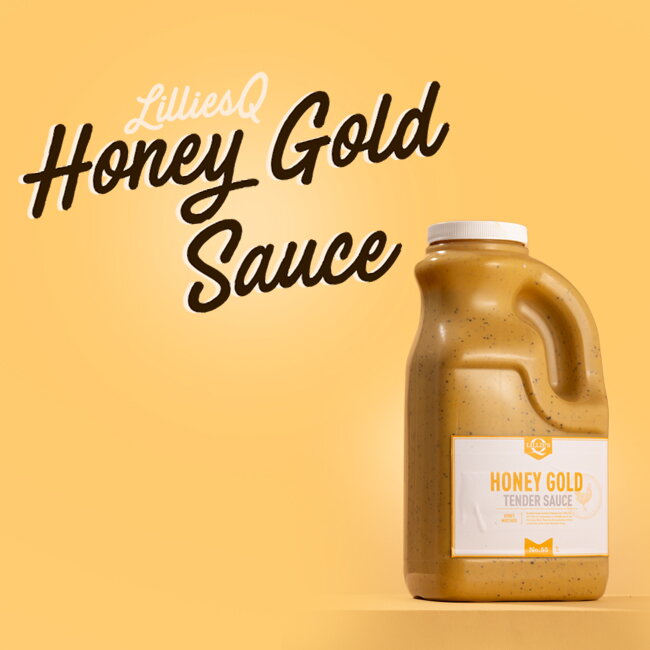 Lillie's Q Honey Gold Sauce - Fles Saus - LA Streetfood