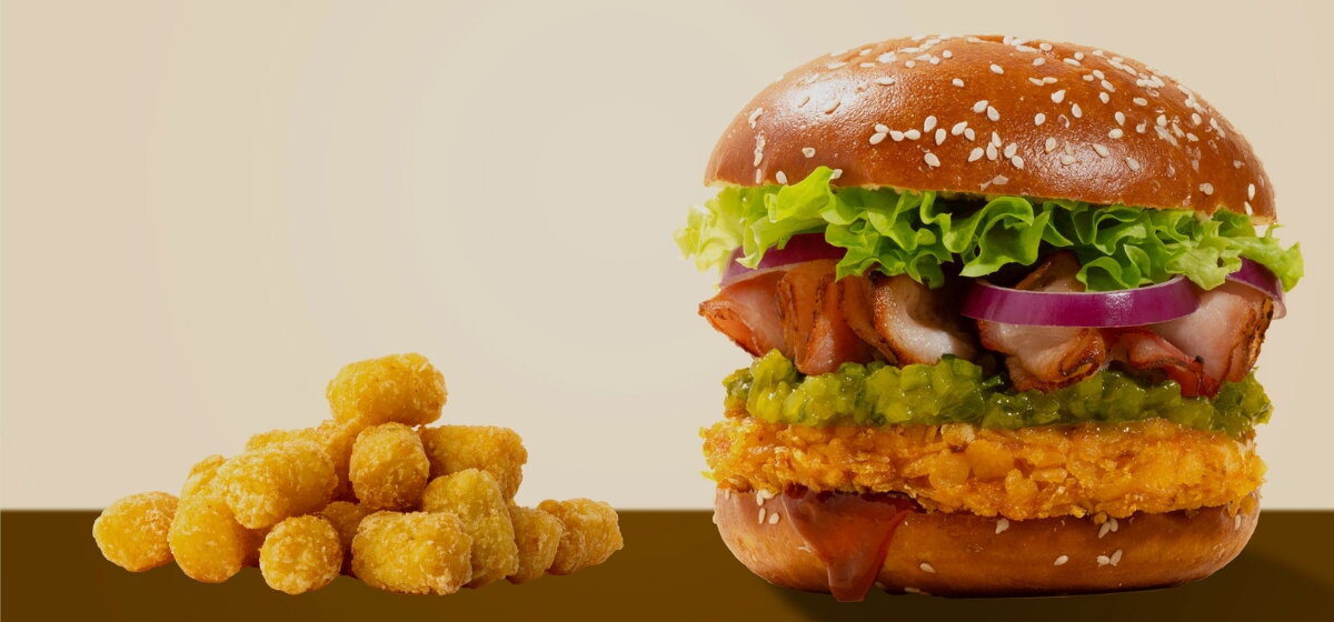 Homepage - Chicken Burger Tater Tots - LA Streetfood