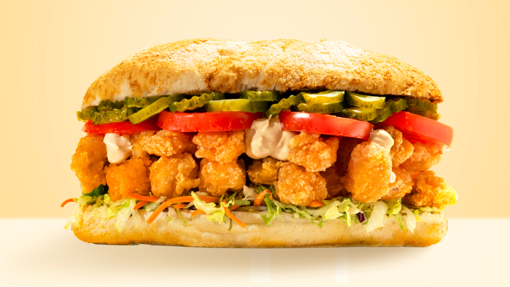 Po’ Boy Shrimp Sandwich | LA Streetfood