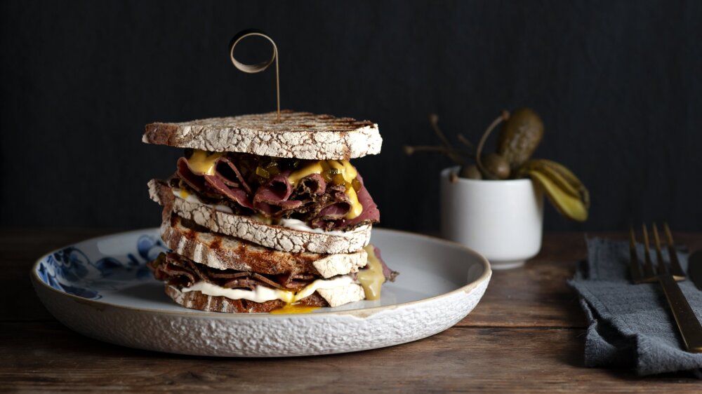 Pastrami sandwich NY Deli stijl | LA Streetfood