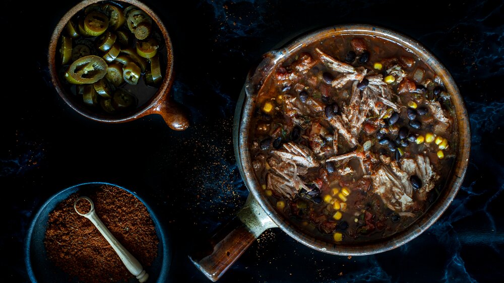 Tex Mex Carnitas Chili | LA Streetfood