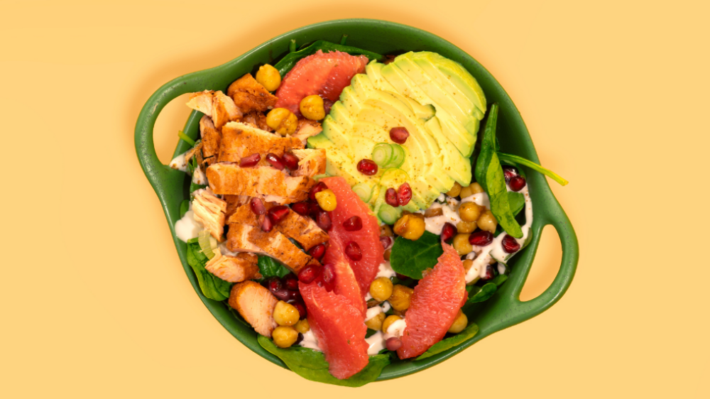 Citrus & Chicken Power Salade | LA Streetfood