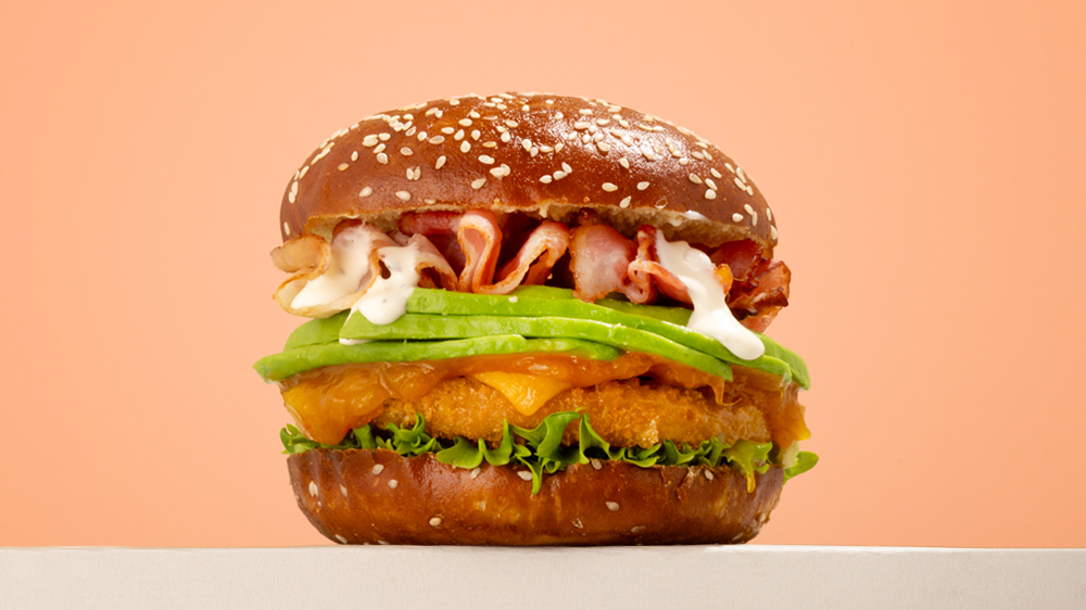 De Hawaiian Veggie Burger | LA Streetfood