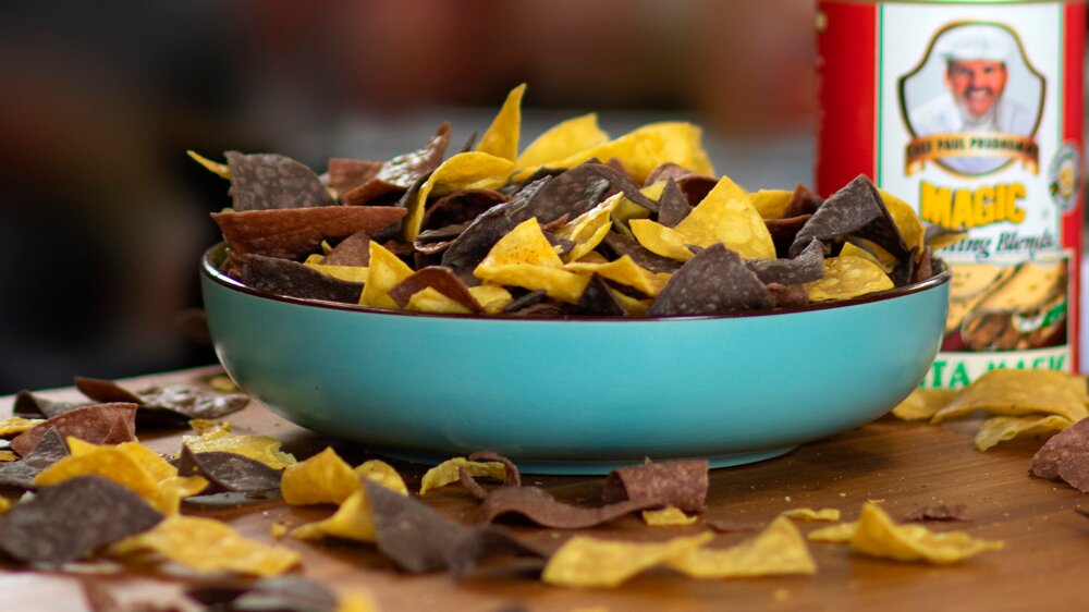 3 kleuren nachos met kaas | LA Streetfood