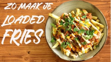 Loaded Fries Chicken Tinga | LA Streetfood