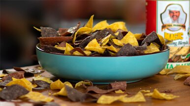 3 kleuren nachos met kaas | LA Streetfood