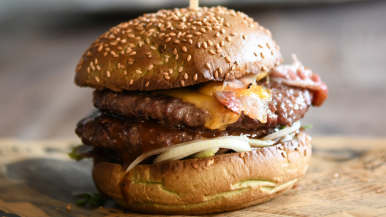 BBQ Bacon en Cheese Burger | LA Streetfood