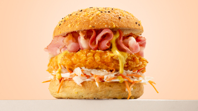 Sweet Southern Crunch Burger | LA Streetfood