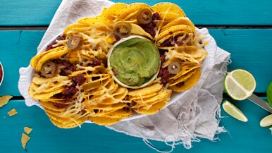 Vegan Nachos met vegan strooikaas | LA Streetfood