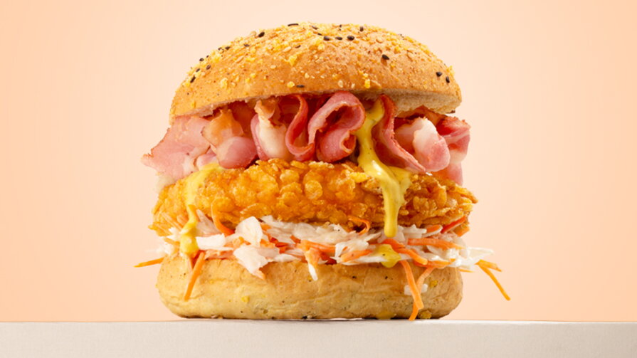 Sweet Southern Crunch Burger | LA Streetfood