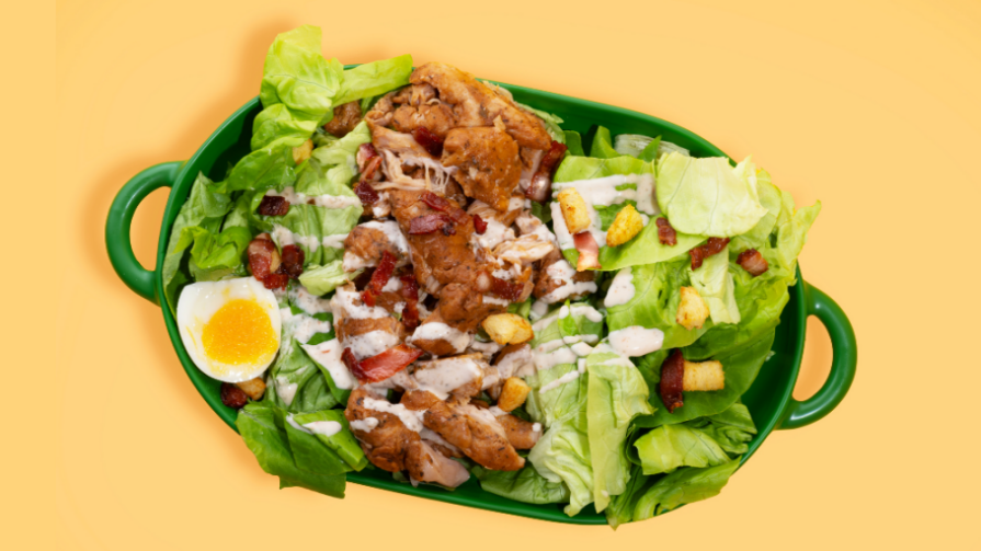 Caesar Salad 2.0 met Rotisserie Chicken | LA Streetfood