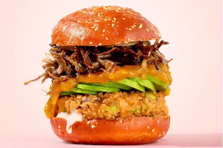 New York Vegan Fusion Burger | LA Streetfood