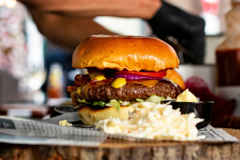 Fresh broodje hamburger 150gr | LA Streetfood