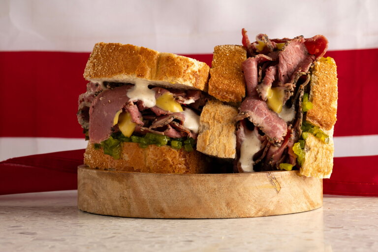 Pastrami sandwich voor horeca | LA Streetfood