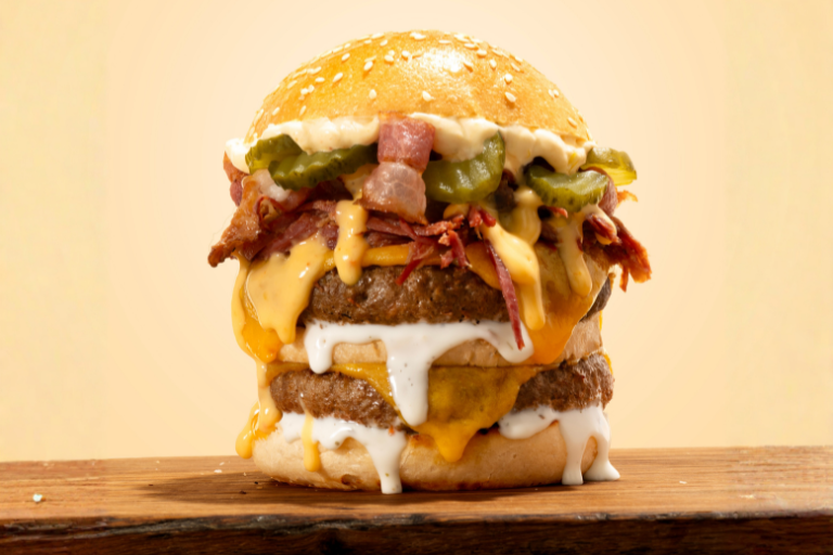 Triple stack bun | Big Mac Broodje  | The Triple stack burger