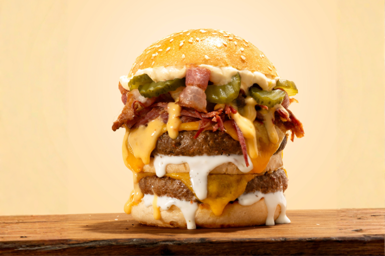 The Steakhouse burger | LA Streetfood | The big stack burger
