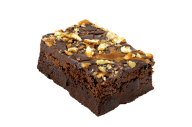 caramel brownie horeca dessert | LA Streetfood