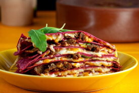 Vegan Quesadilla met Hickory BBQ Sauce | LA Streetfood